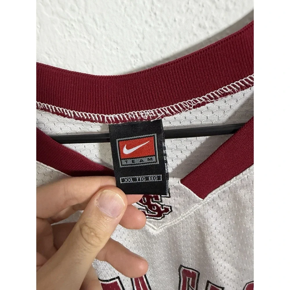 Vintage Nike Santa Clara Broncos #21 Basketball Jersey / Size 2XL